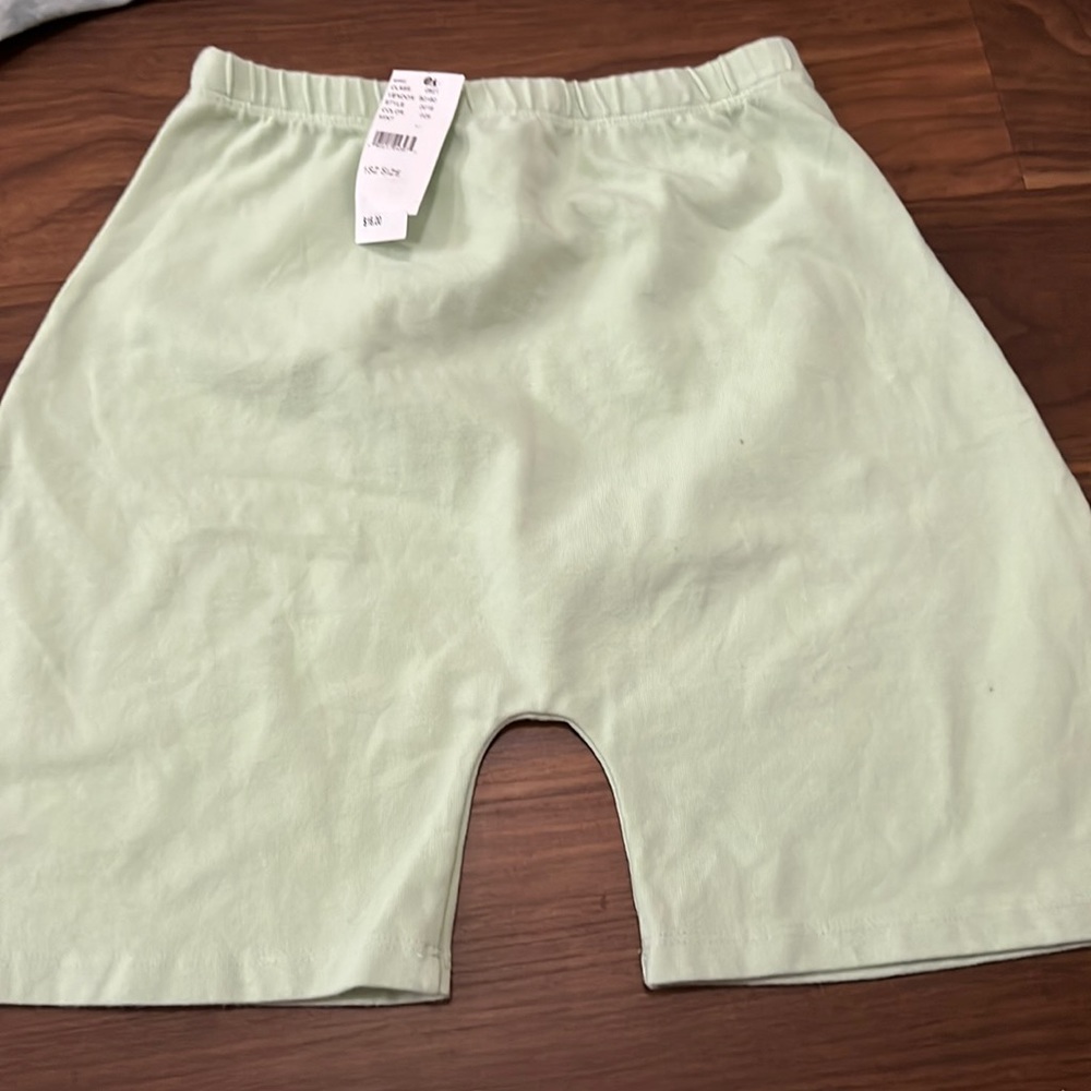 NWT John galt brandy Melville biker shorts mint one size